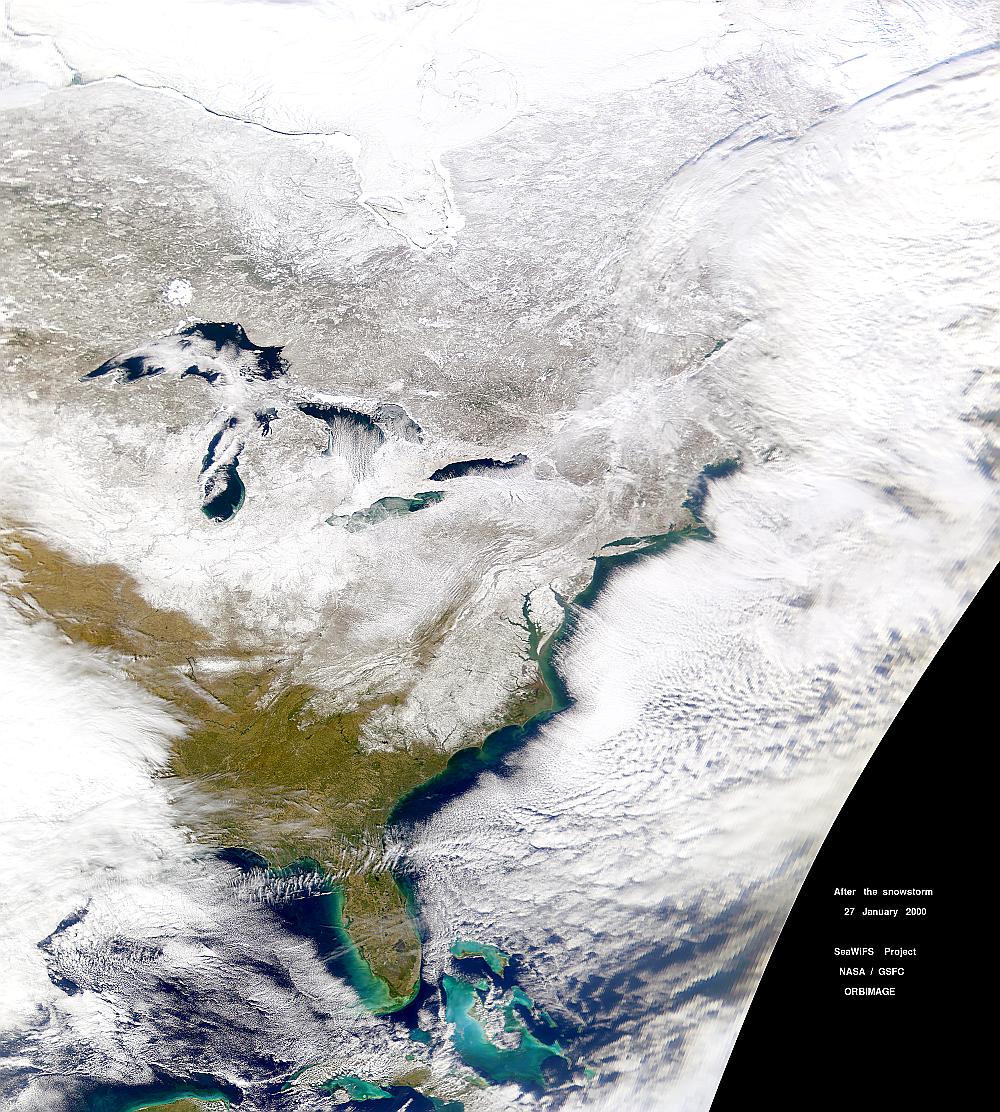 Snowstorm on Planet Earth