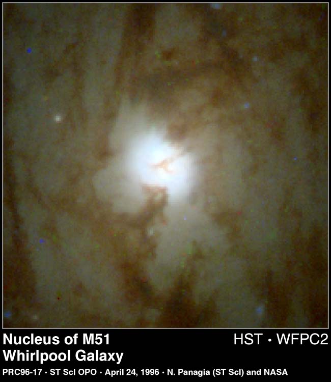 M51: The Center Of The Whirlpool