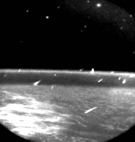 Leonids from Orbit