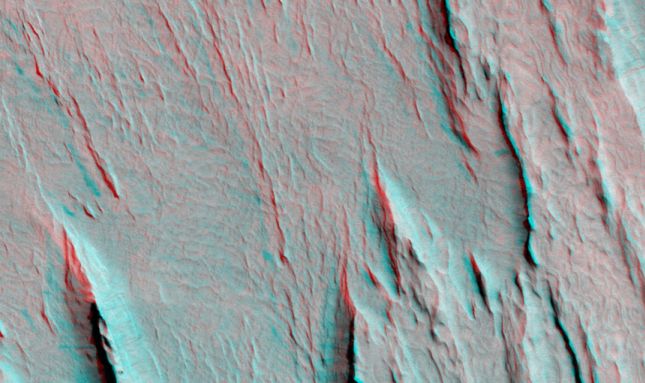 The Yardangs Of Mars