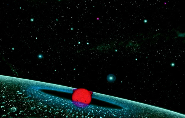 Water Found Around Nearby Star CW Leonis