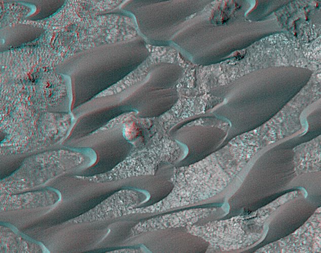 Mars: 3-D Dunes