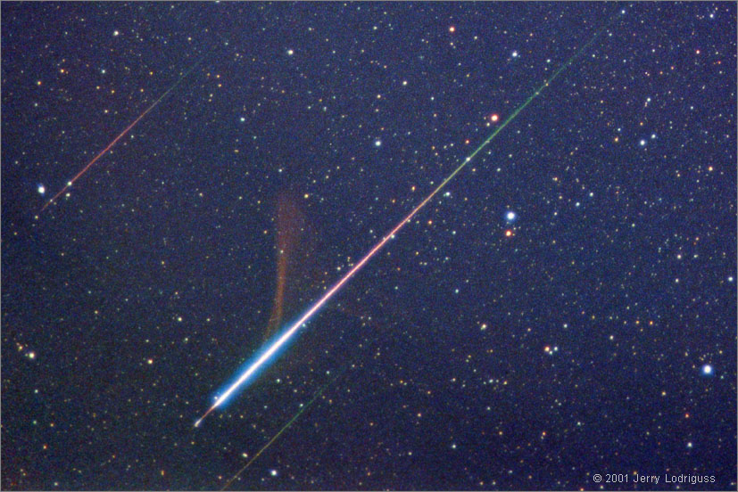 Fireball, Smoke Trail, Meteor Storm
