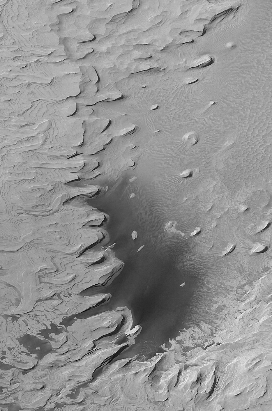 Ancient Layered Rocks on Mars