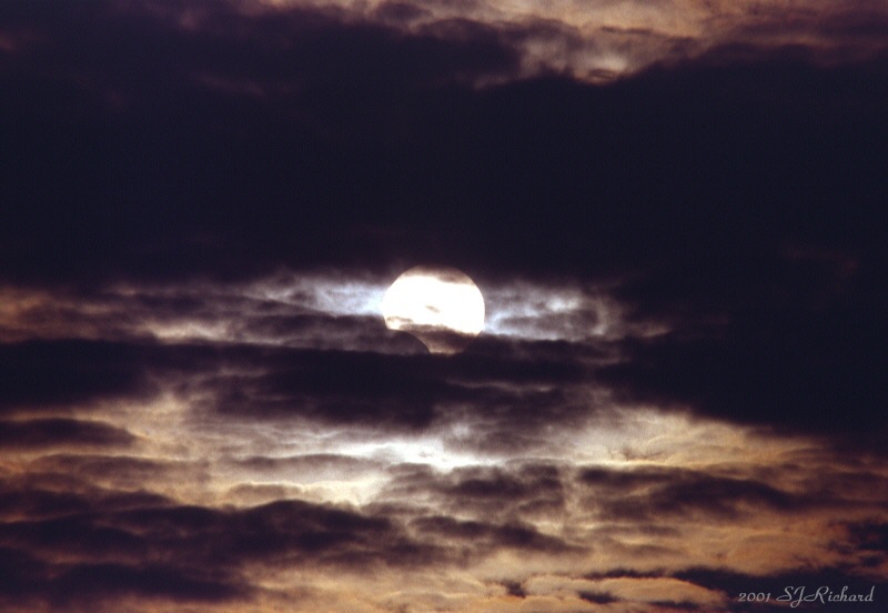 Partial Eclipse, Cloudy Day