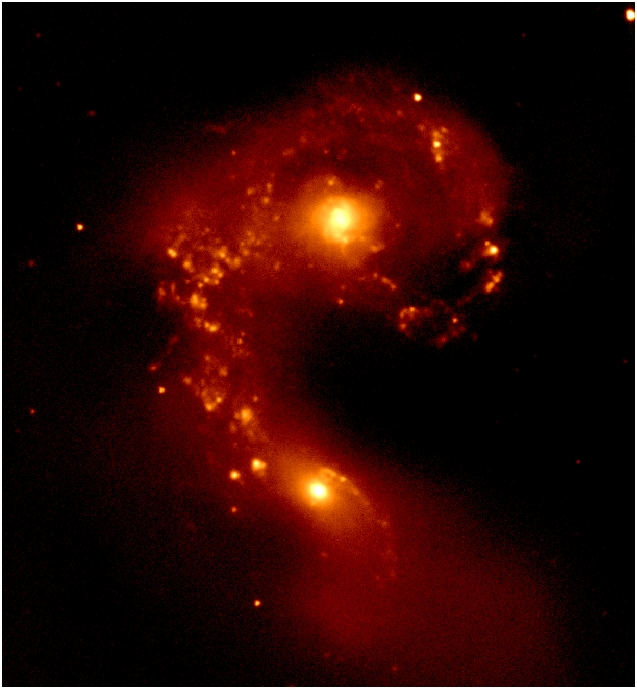 Antennae Galaxies in Near-Infrared