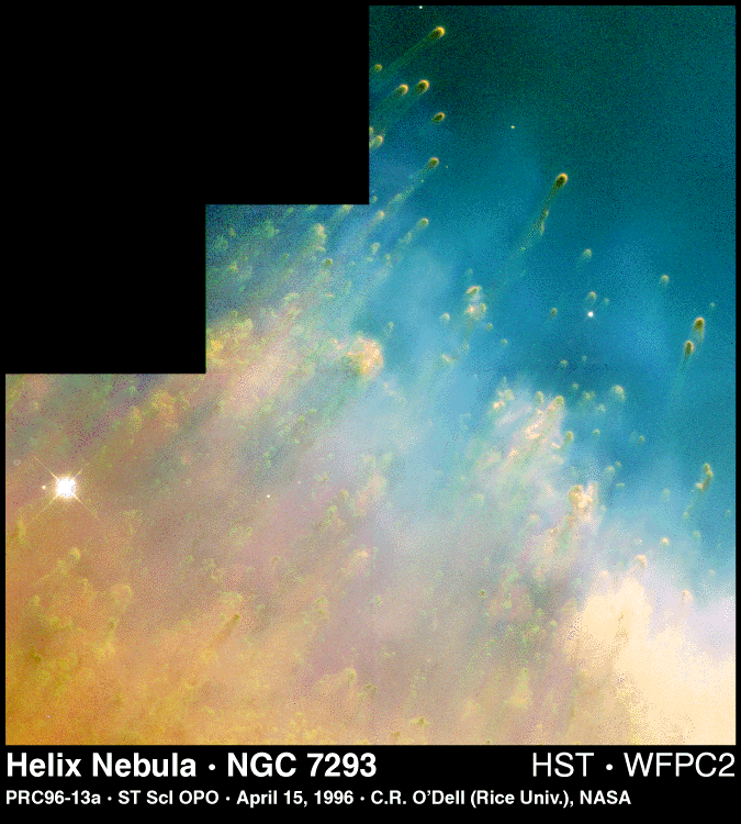 At the Edge of the Helix Nebula