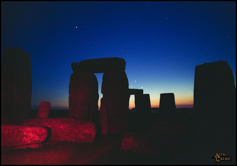 Planets Over Stonehenge