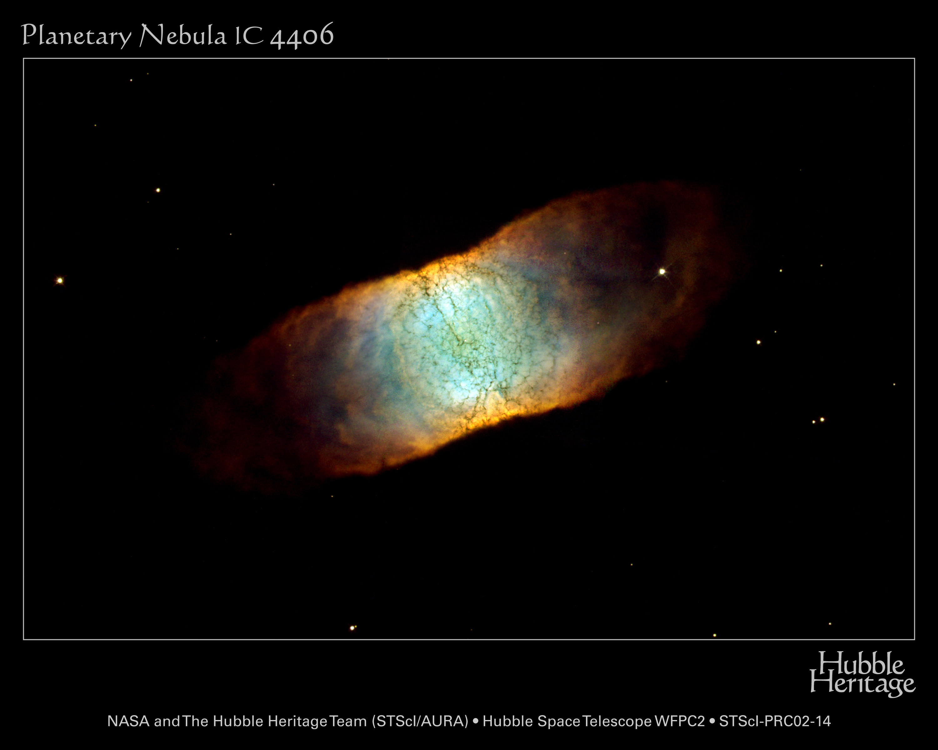 IC 4406: A Seemingly Square Nebula
