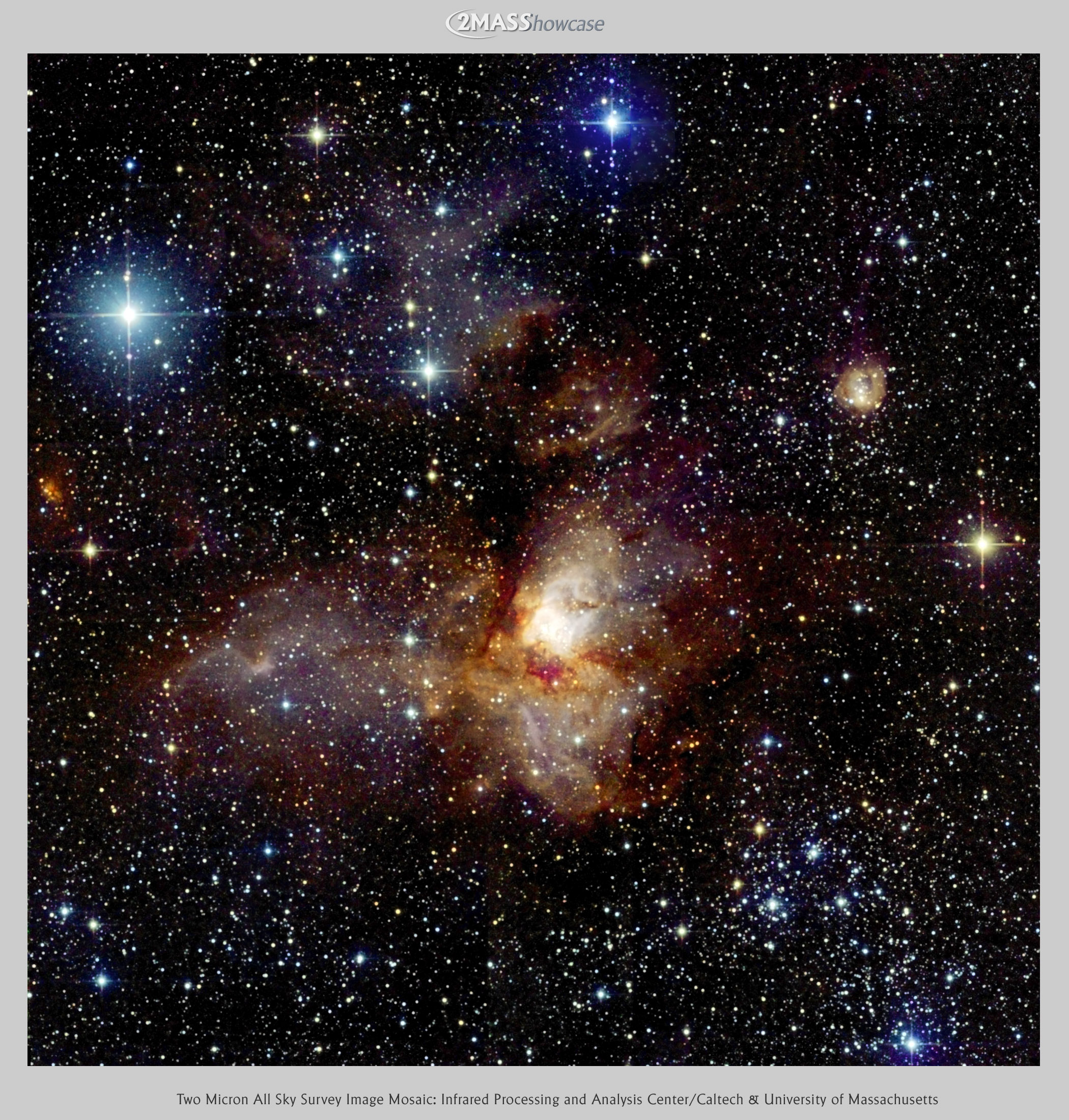 Star-Forming Region RCW38 from 2MASS