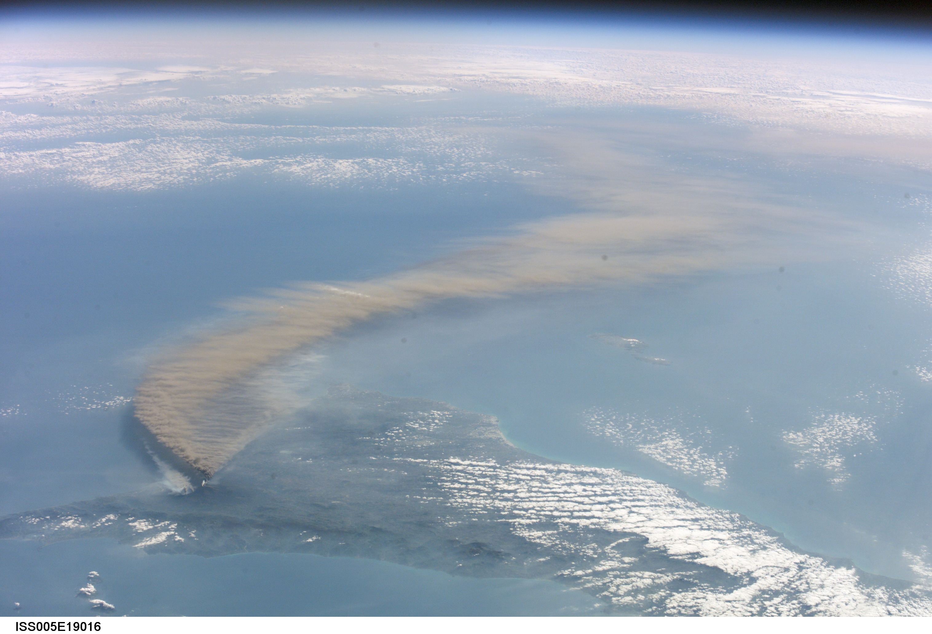 Mt. Etna Eruption Plume