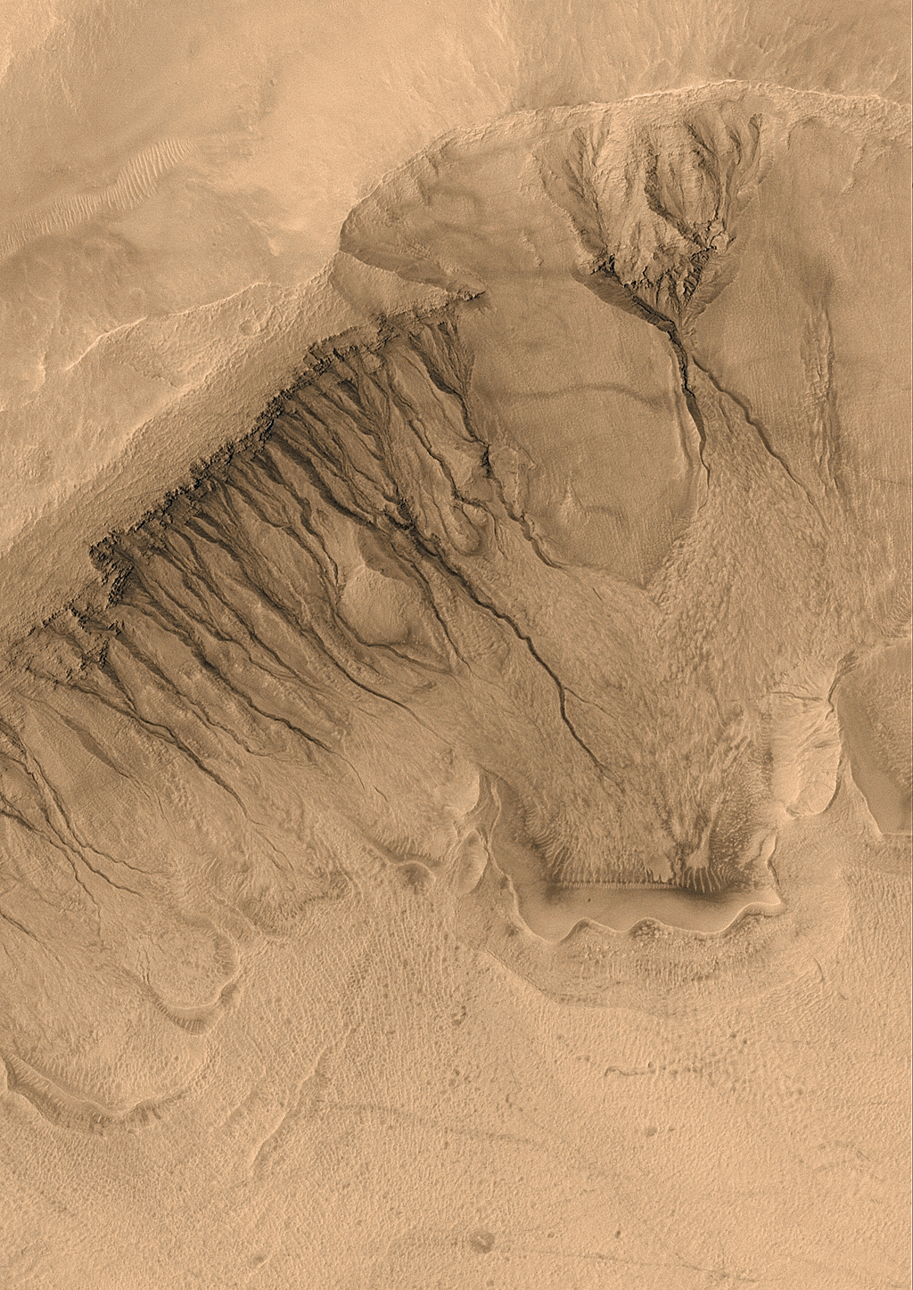 Unusual Gullies and Channels on Mars