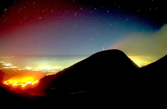 Mt. Etna Lava Plumes
