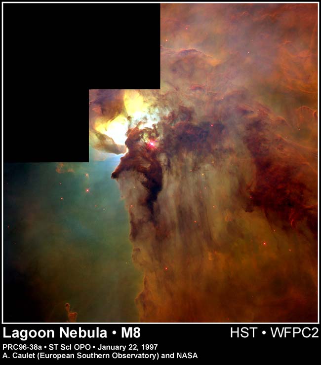 In the Center of the Lagoon Nebula