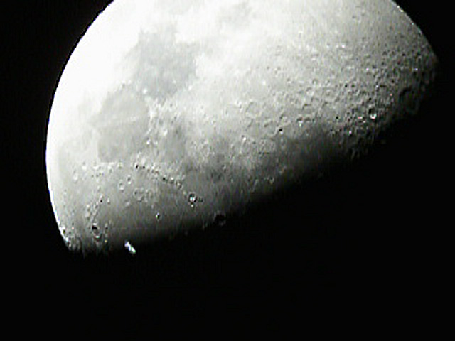 International Space Station in Transit