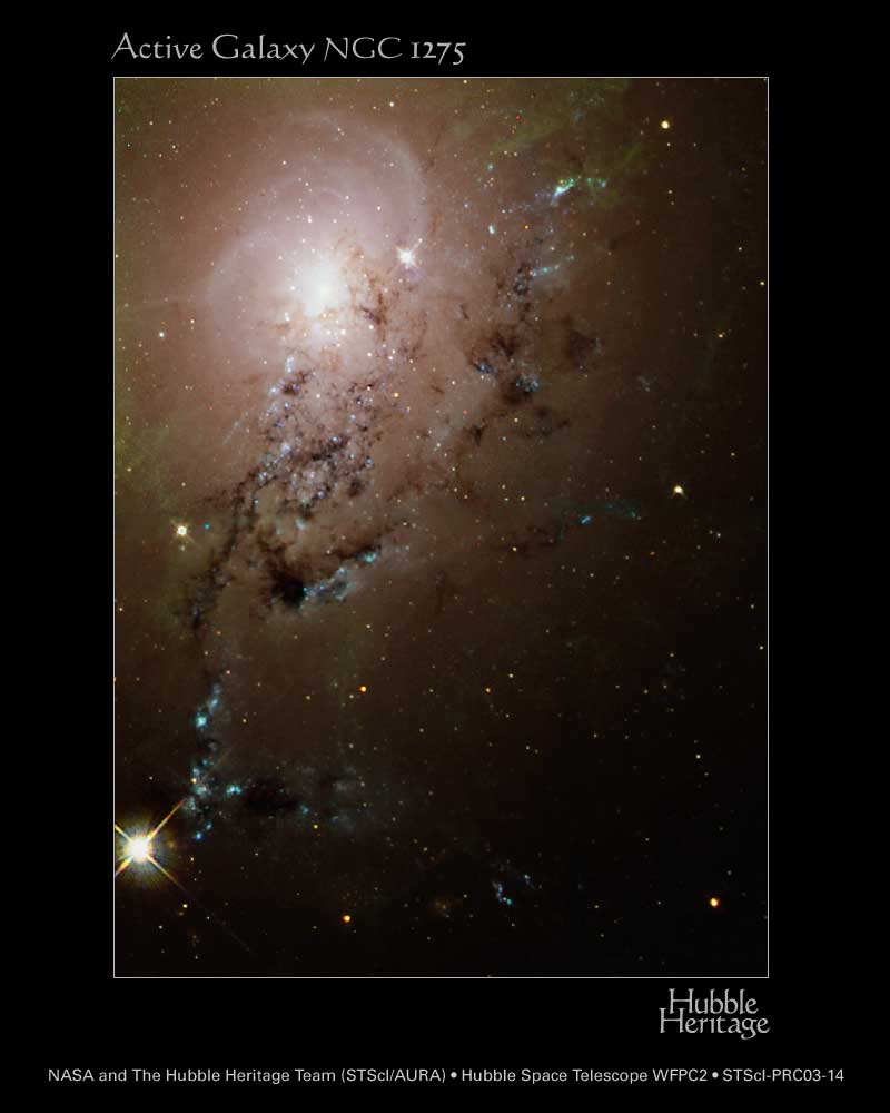 NGC 1275: A Galactic Collision