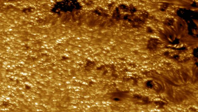 The Sun's Surface in 3D