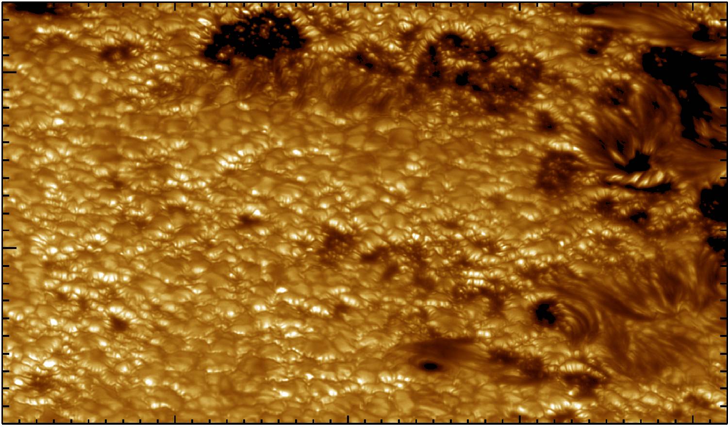 The Sun's Surface in 3D