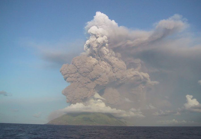 Mt. Anatahan Erupts