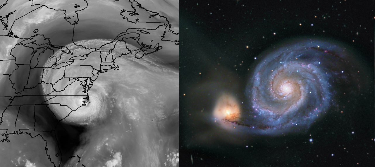 Logarithmic Spirals Isabel and M51