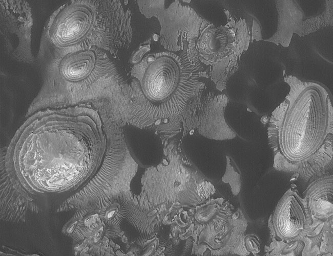 Layered Hills on Mars