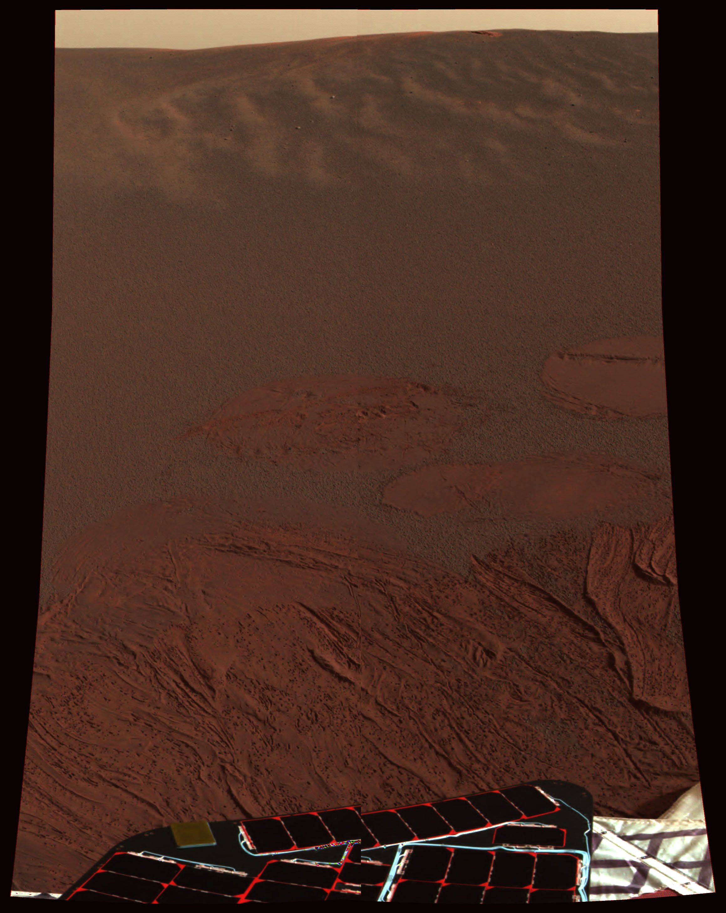 A Landing at Meridiani Planum