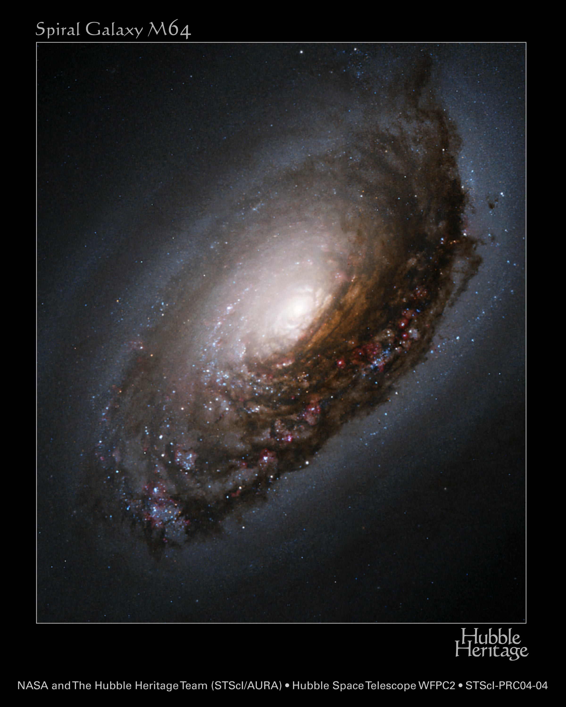 M64: The Sleeping Beauty Galaxy