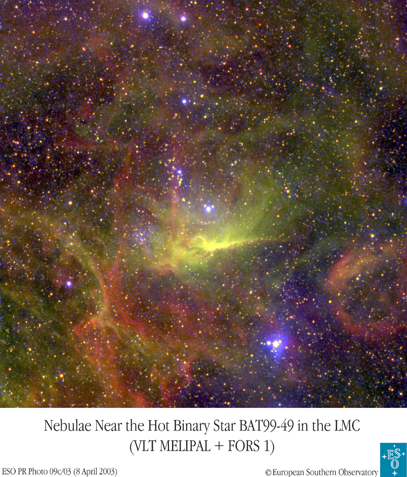 Nebulas Surrounding Wolf-Rayet Binary BAT99-49