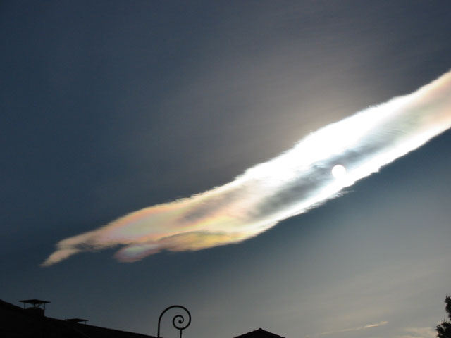 An Iridescent Cloud Over France
