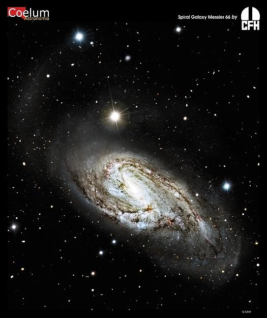 Unusual Spiral Galaxy M66