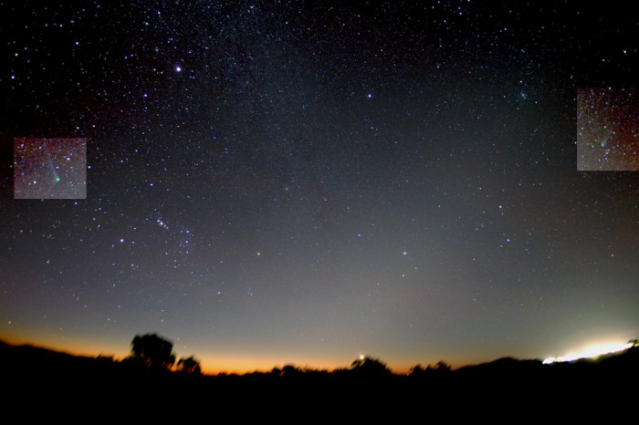 Two Comets in Southern Skies