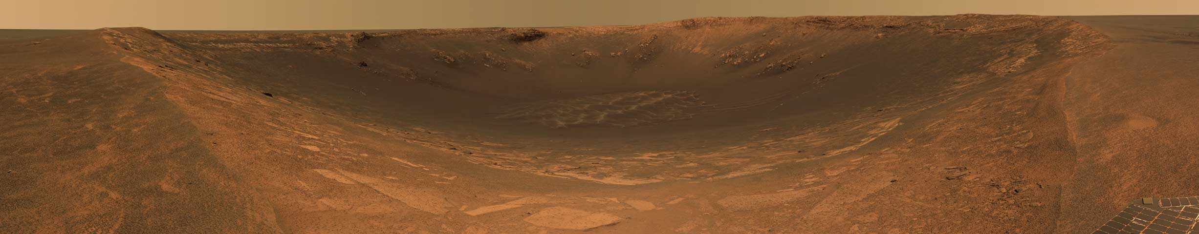 Endurance Crater on Mars