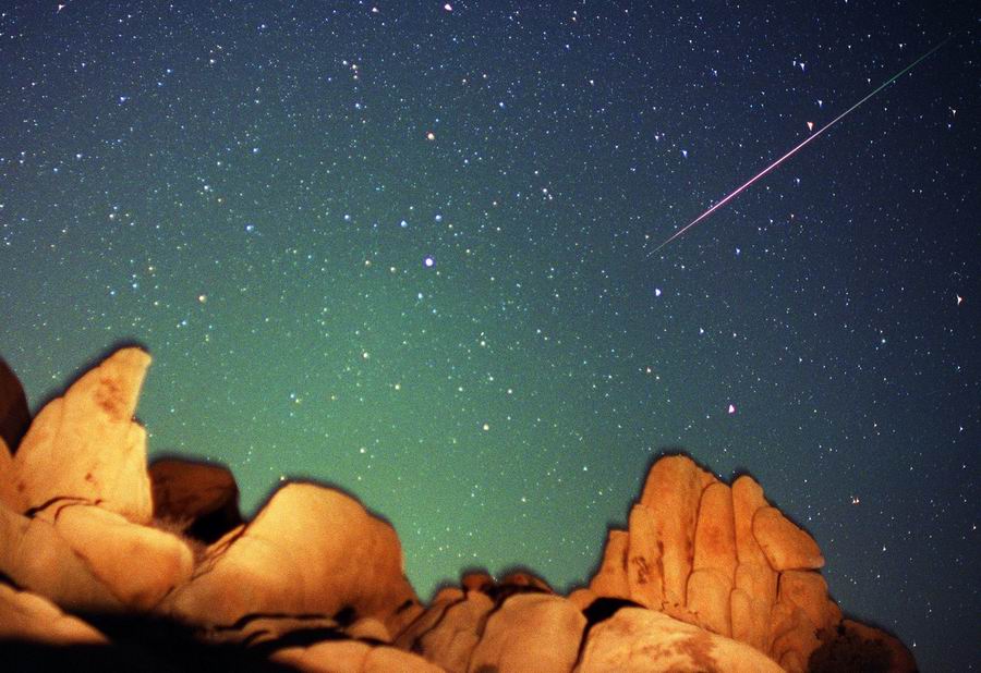 A Perseid Meteor
