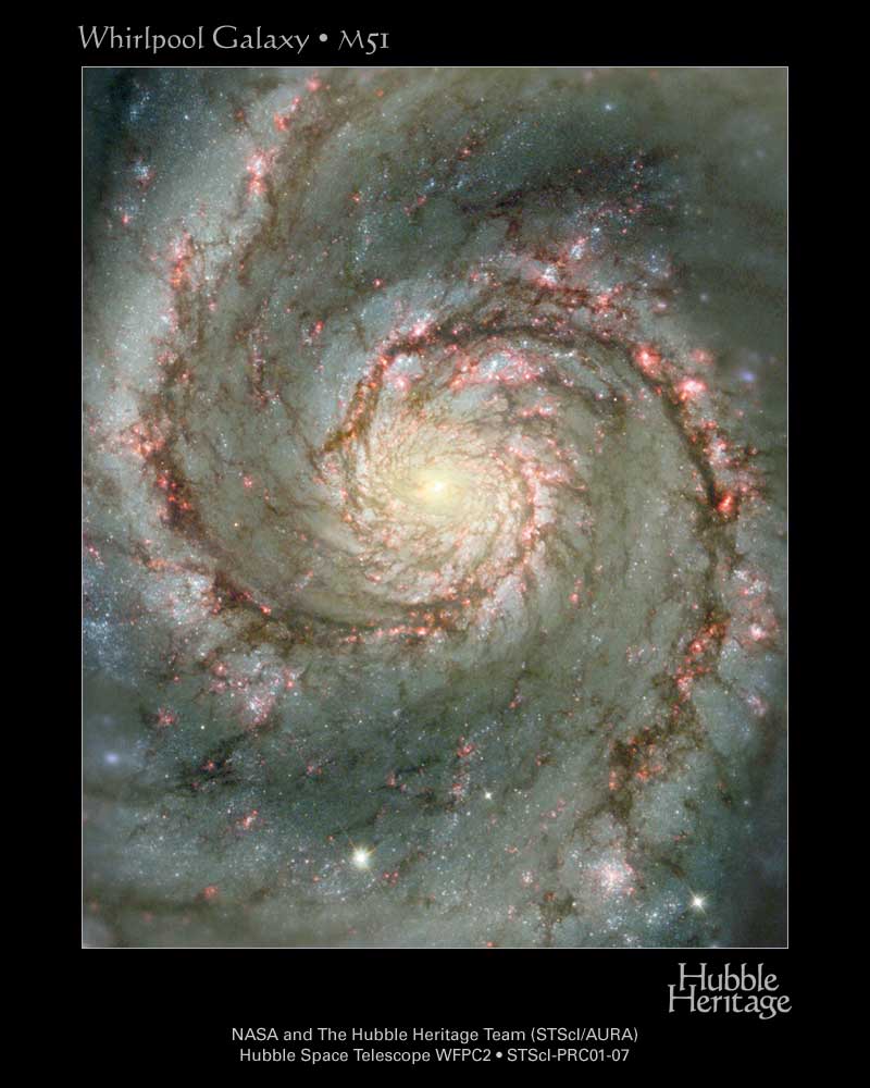 M51: The Whirlpool Galaxy in Dust and Stars