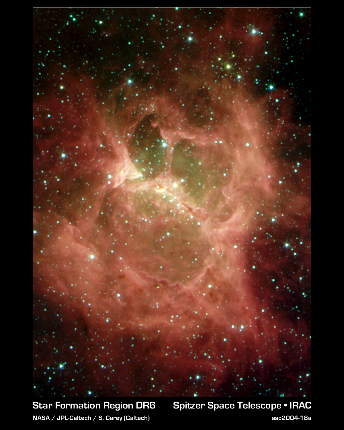 Spooky Star Forming Region DR 6