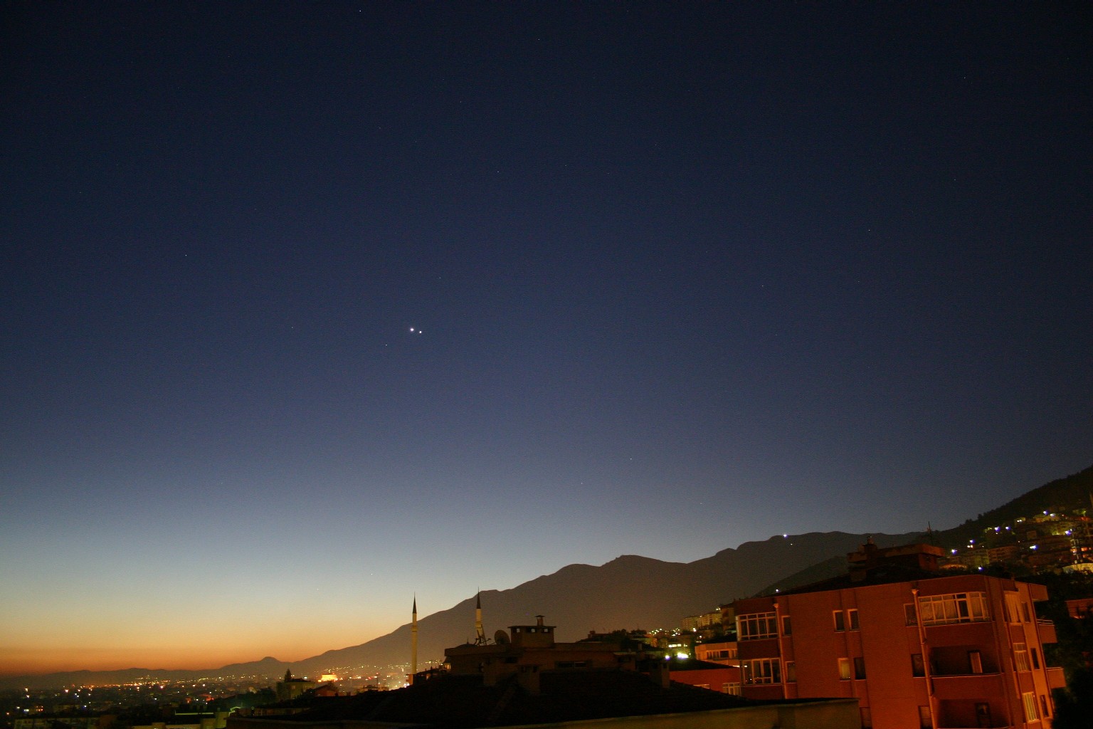 Jupiter and Venus at Sunrise
