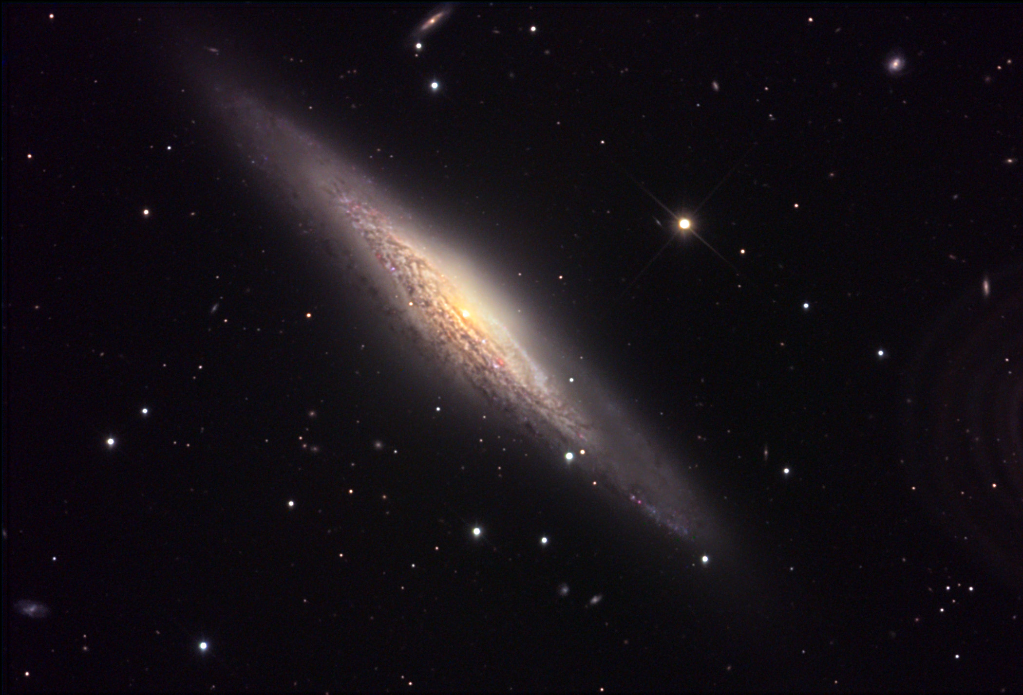 NGC 2683: Spiral Edge-On