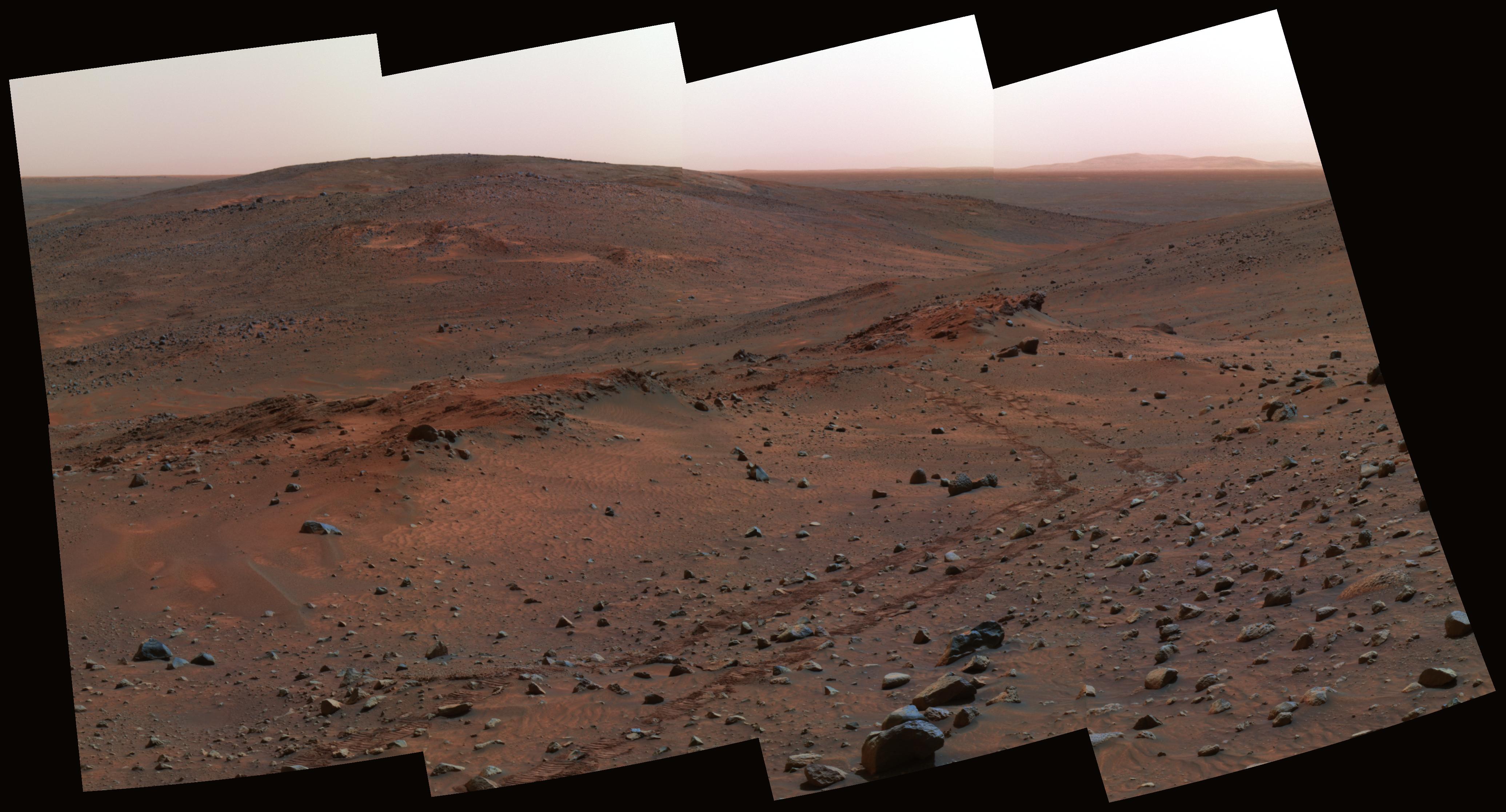 Methusaleh Outcrop on Mars