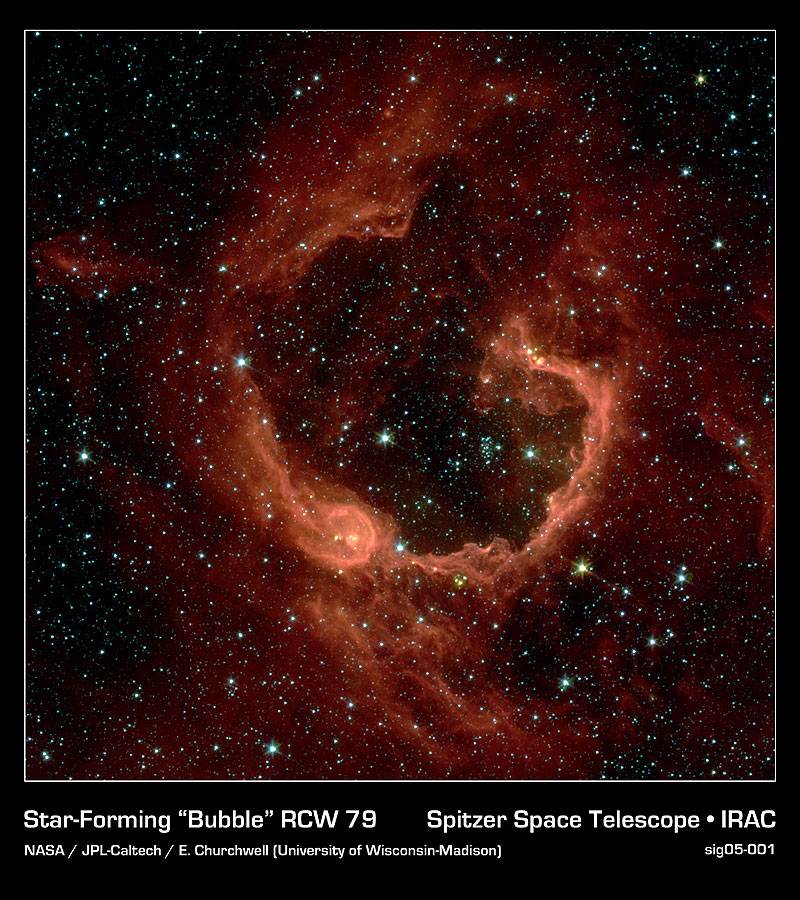 RCW 79: Stars in a Bubble
