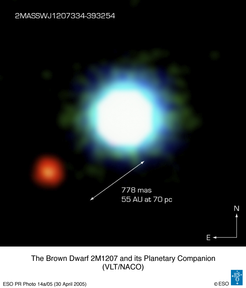 The First Image of an Extra Solar Planet