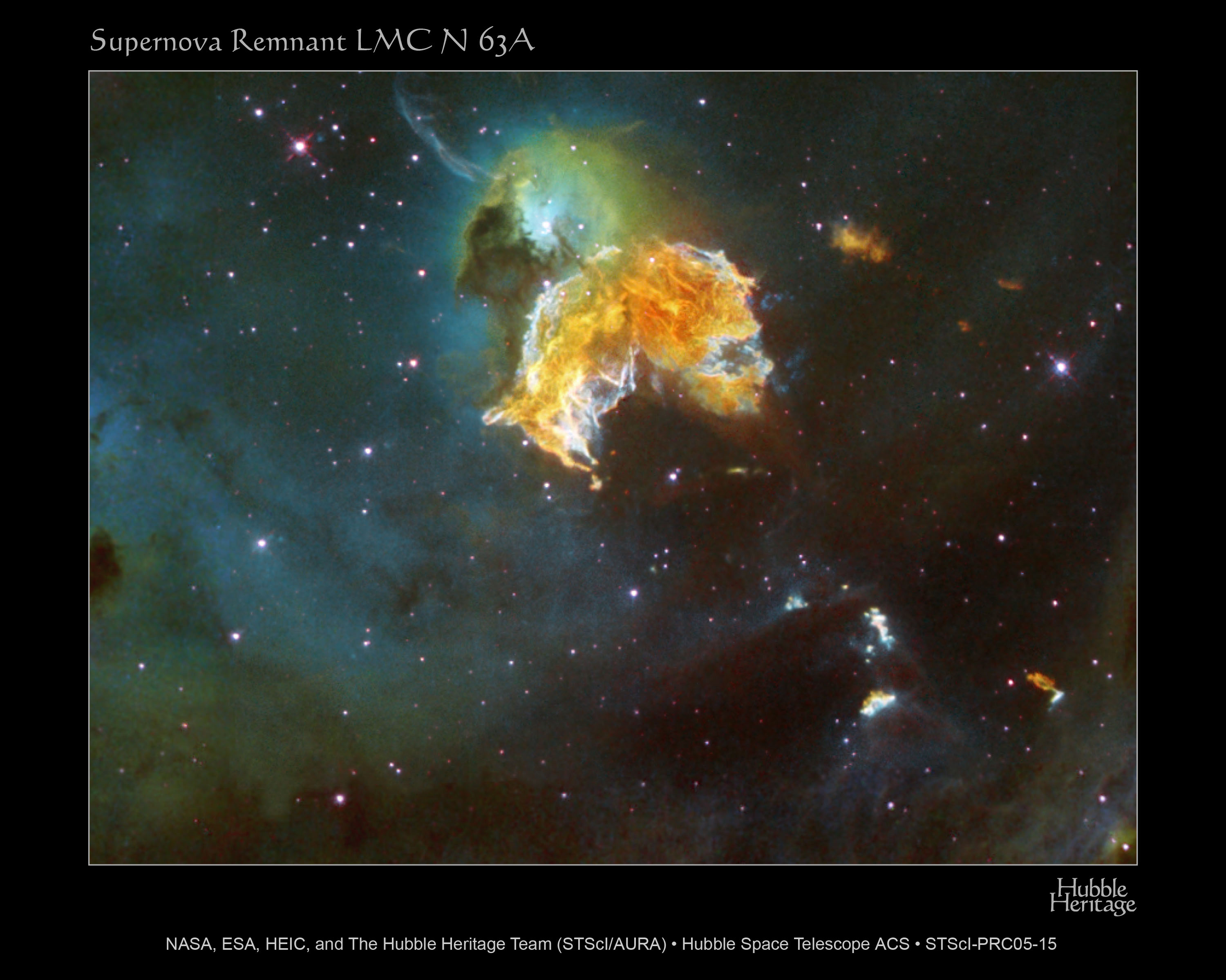 Rampaging Supernova Remnant N63A