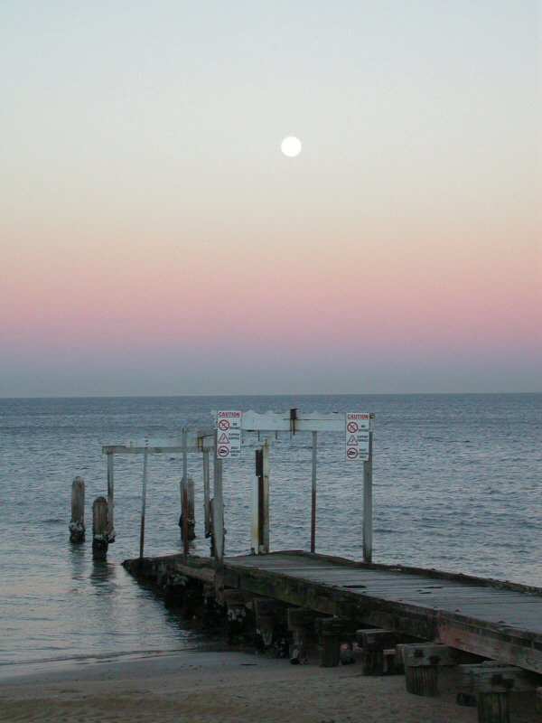 The Belt of Venus over Elwood Beach