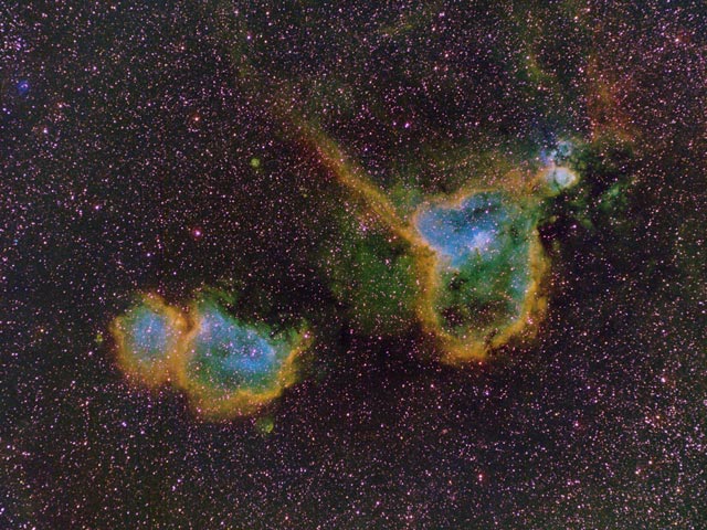 The Heart and Soul Nebulas