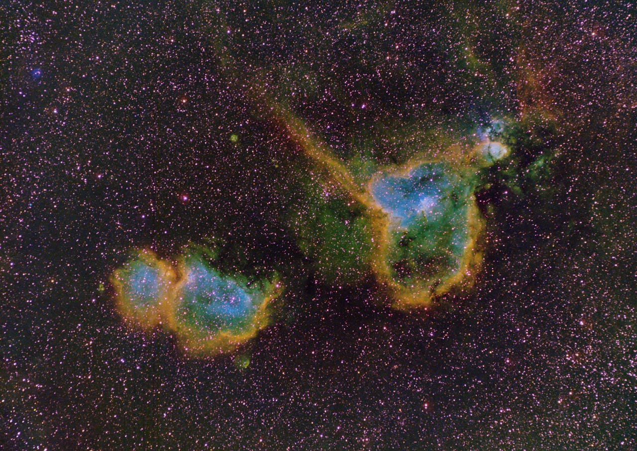 The Heart and Soul Nebulas