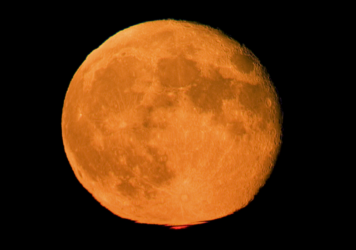Orange Moon, Red Flash