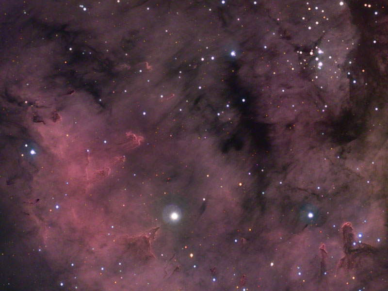 The Star Pillars of Sharpless 171