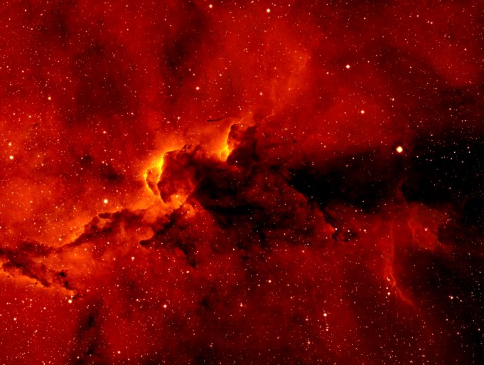 IC 1396 H-Alpha Close-Up