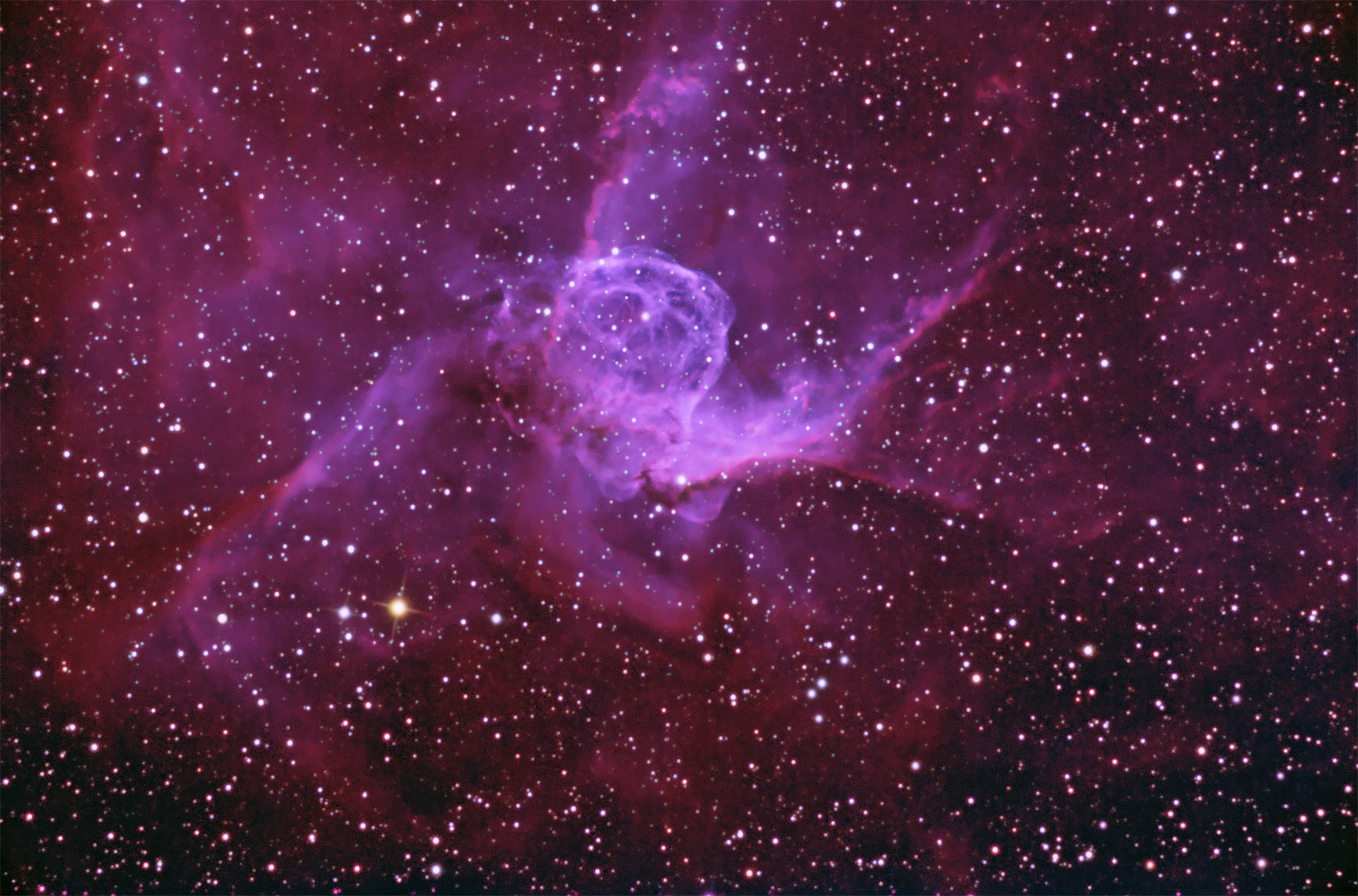 Thor's Helmet in H-Alpha
