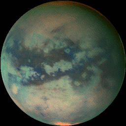 Rotating Titan in Infrared Light
