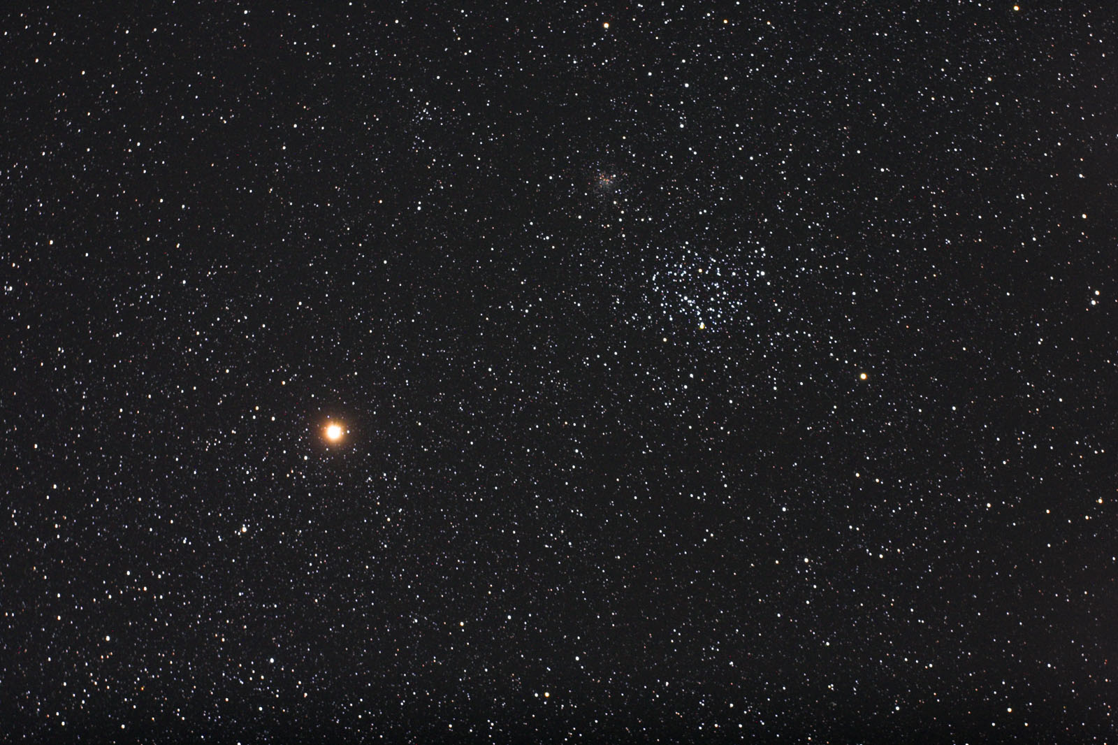 Mars and the Star Clusters